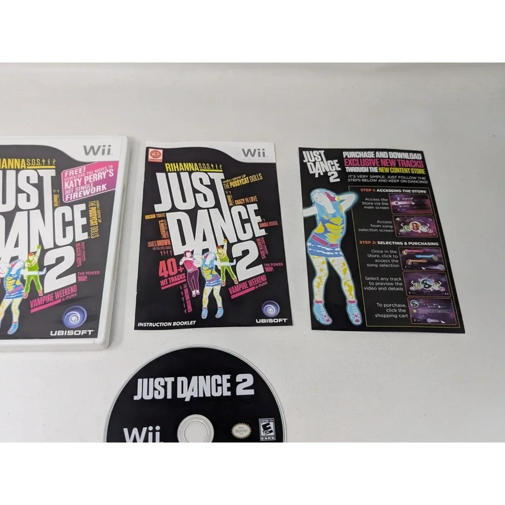 Just Dance‎ 2 Nintendo Wii 2010 Complete and Tested